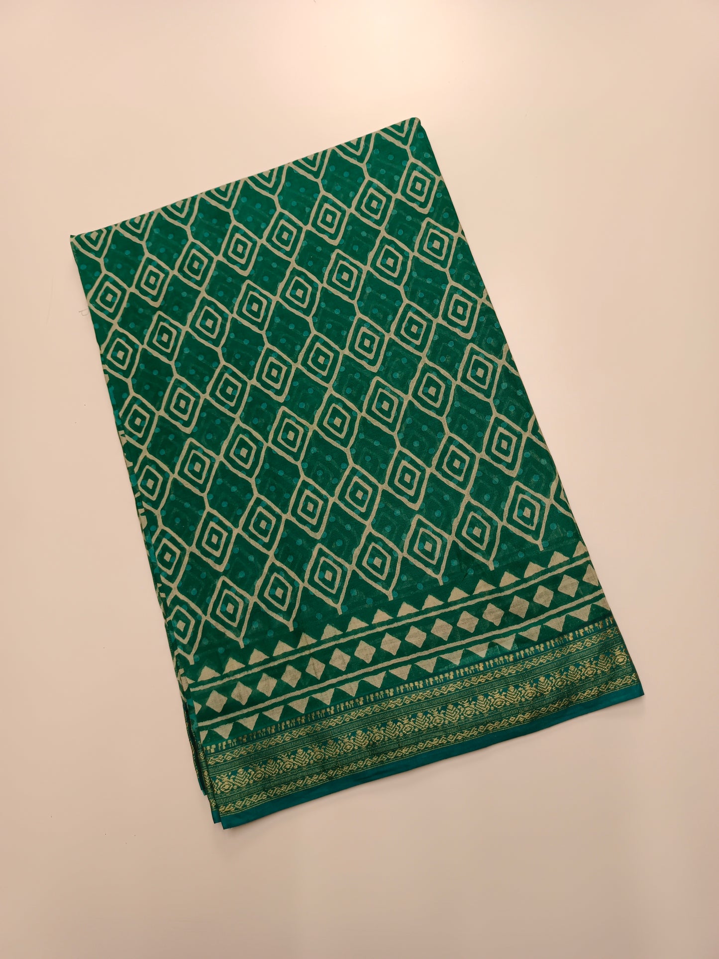 FANCY PRINTED JAIPUR COTTON SAREE
