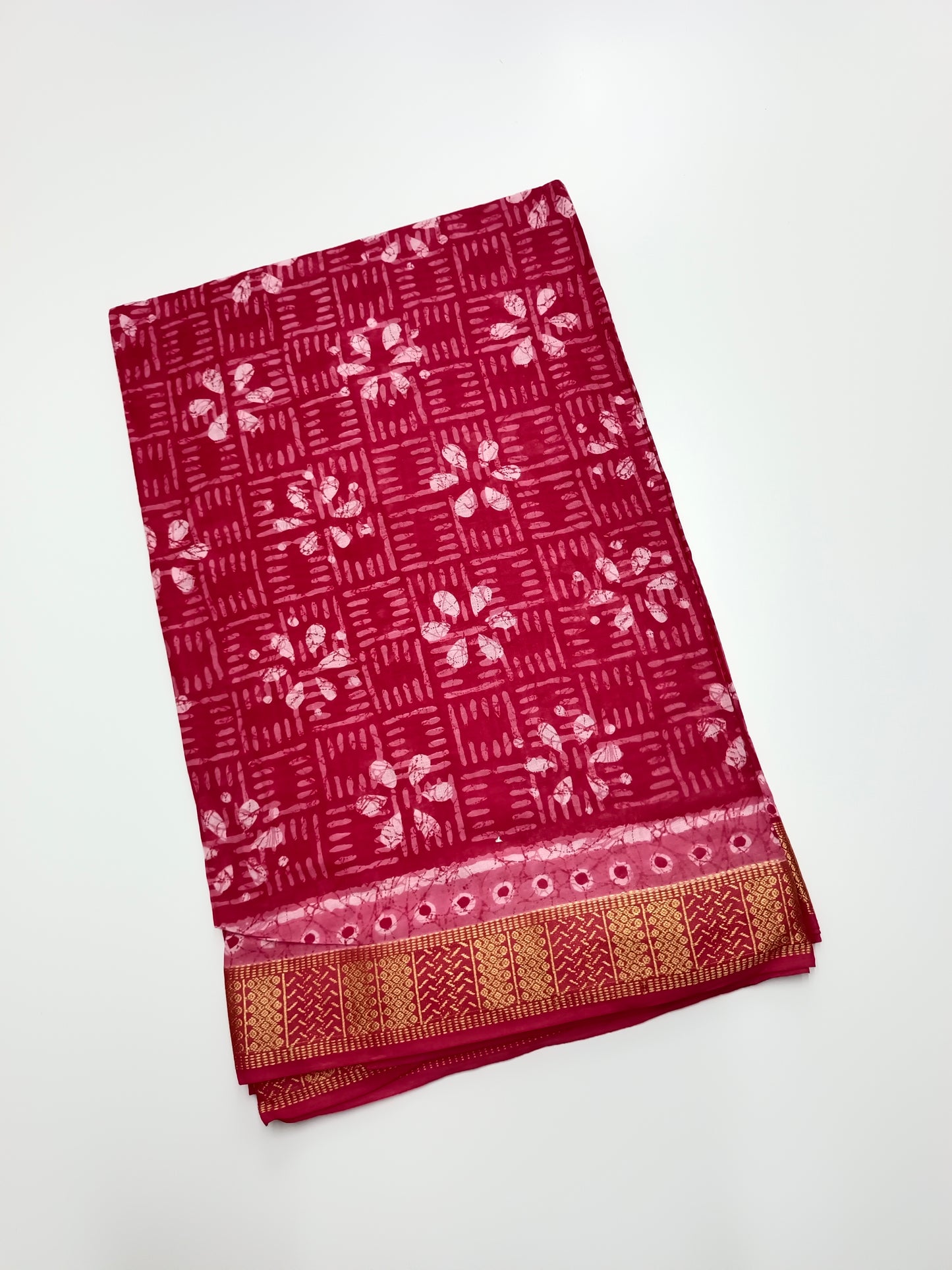 FANCY PRINTED JAIPUR COTTON SAREE