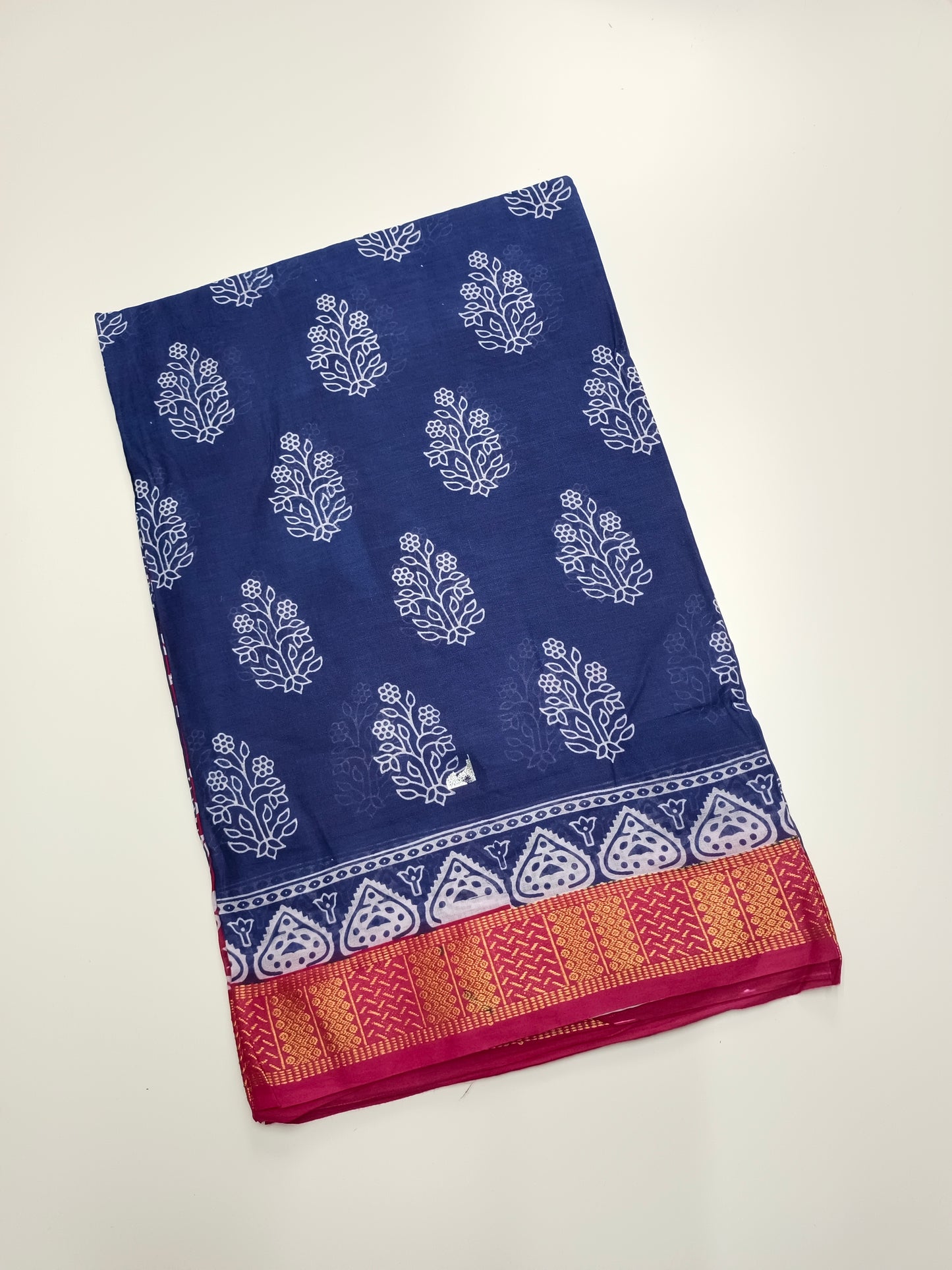 FANCY PRINTED JAIPUR COTTON SAREE