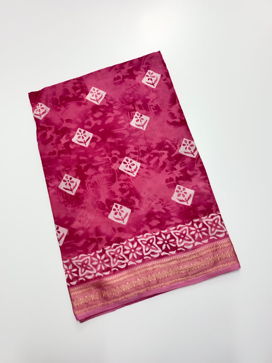 FANCY PRINTED JAIPUR COTTON SAREE
