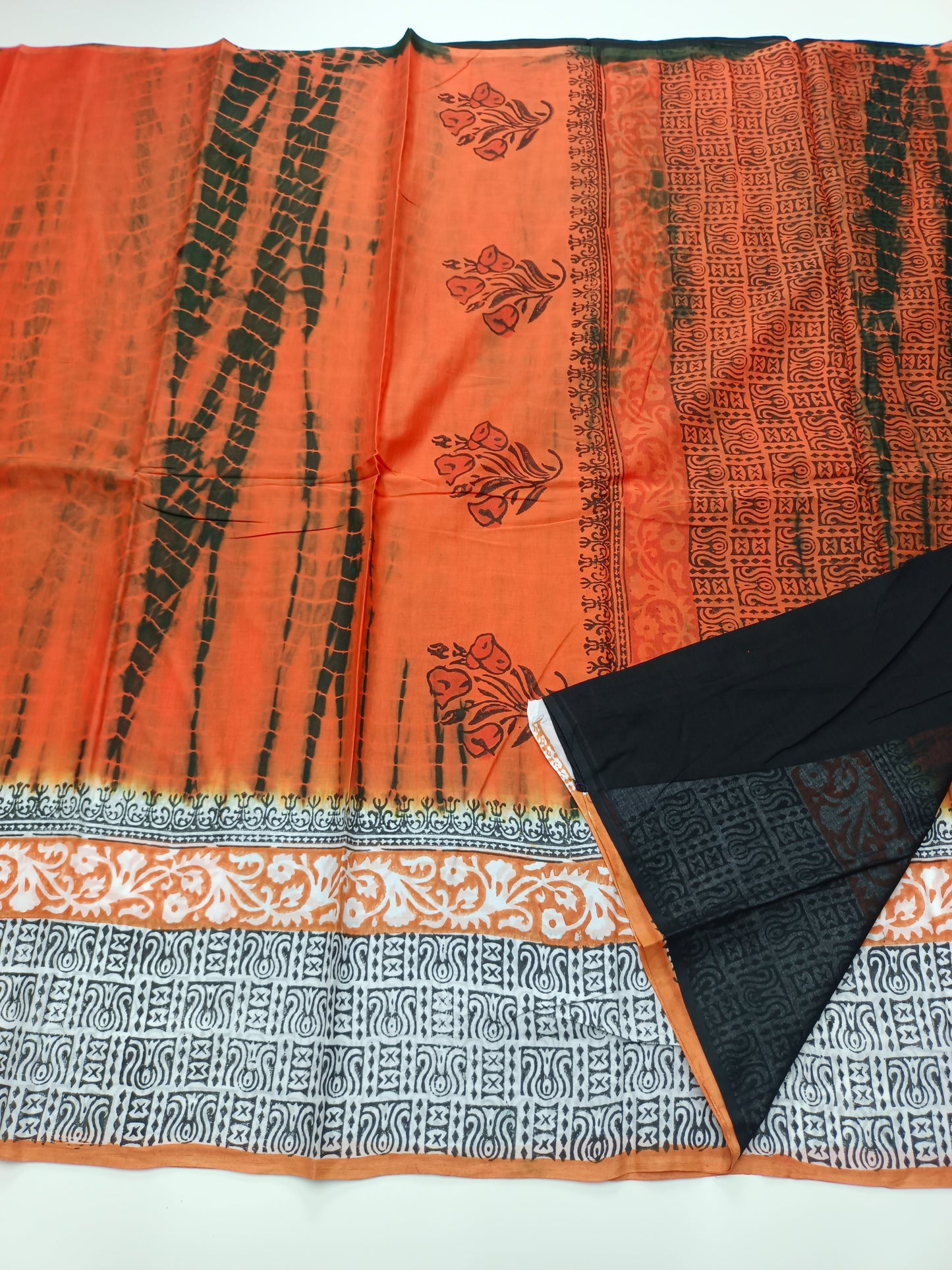 FANCY PRINTED JAIPUR COTTON SAREE