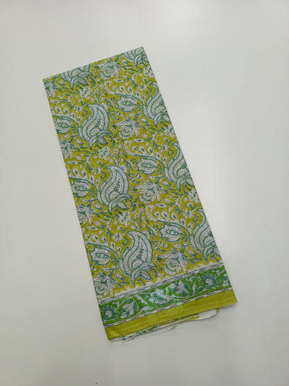 FANCY PRINTED JAIPUR COTTON SAREE