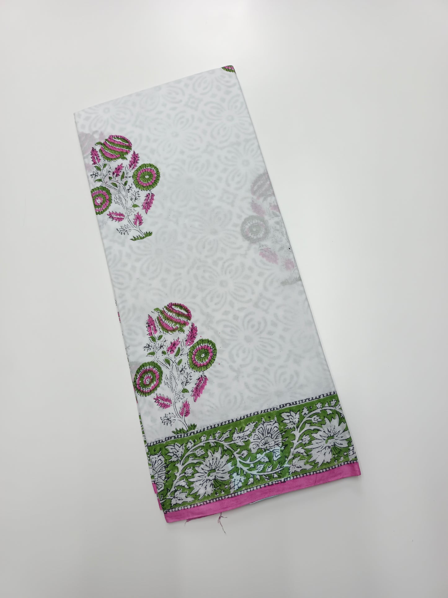 FANCY PRINTED JAIPUR COTTON SAREE