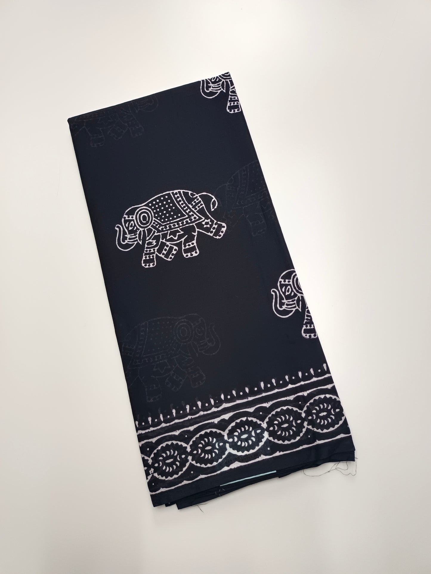 FANCY PRINTED JAIPUR COTTON SAREE