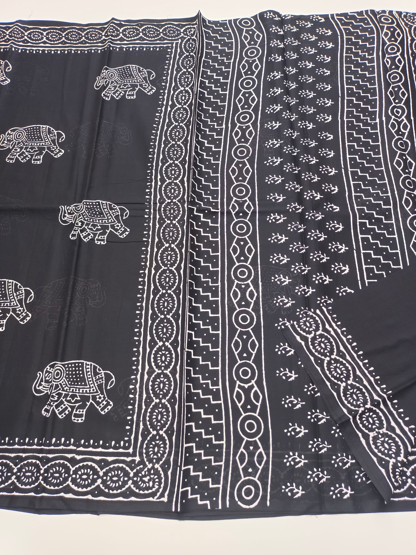FANCY PRINTED JAIPUR COTTON SAREE