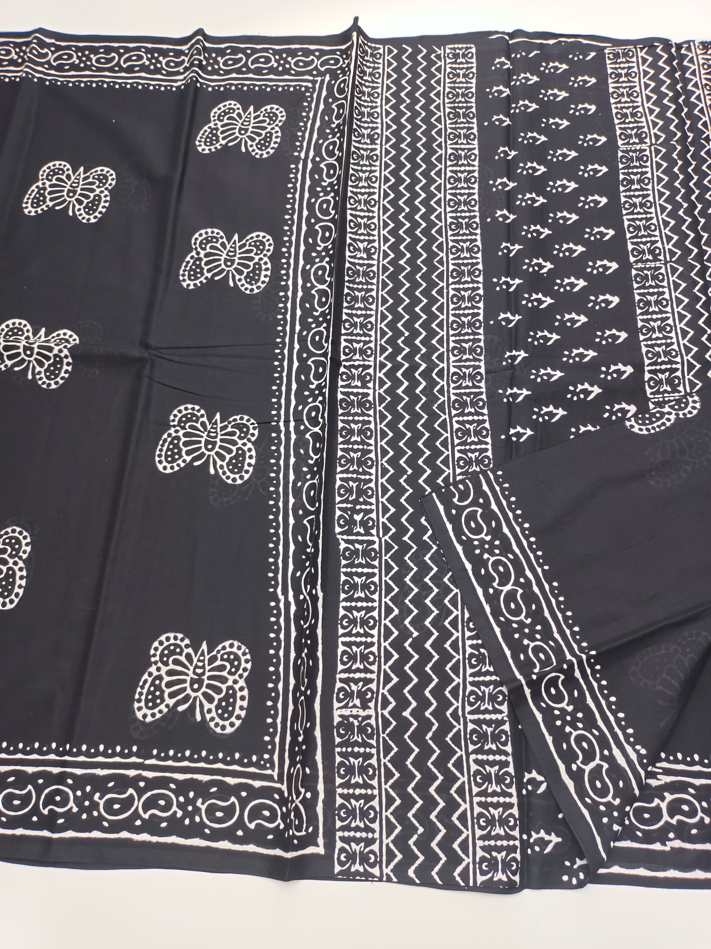 FANCY PRINTED JAIPUR COTTON SAREE