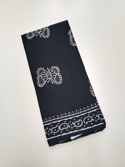 FANCY PRINTED JAIPUR COTTON SAREE