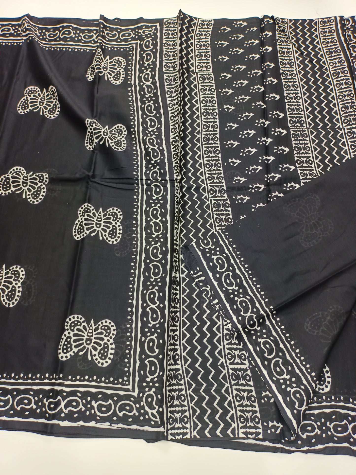 FANCY PRINTED JAIPUR COTTON SAREE