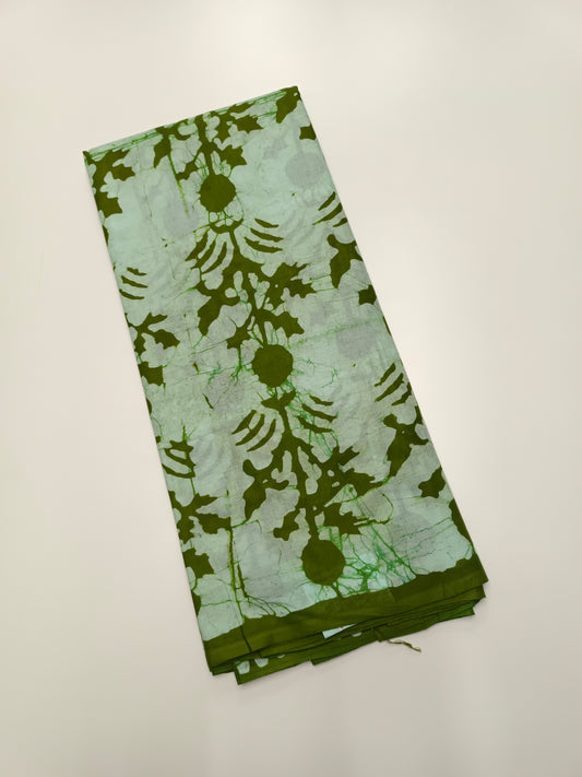 FANCY PRINTED JAIPUR COTTON SAREE