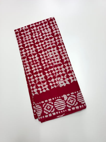 FANCY PRINTED JAIPUR COTTON SAREE