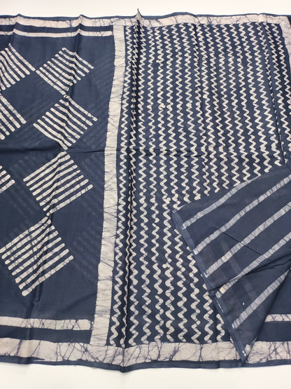 FANCY PRINTED JAIPUR COTTON SAREE