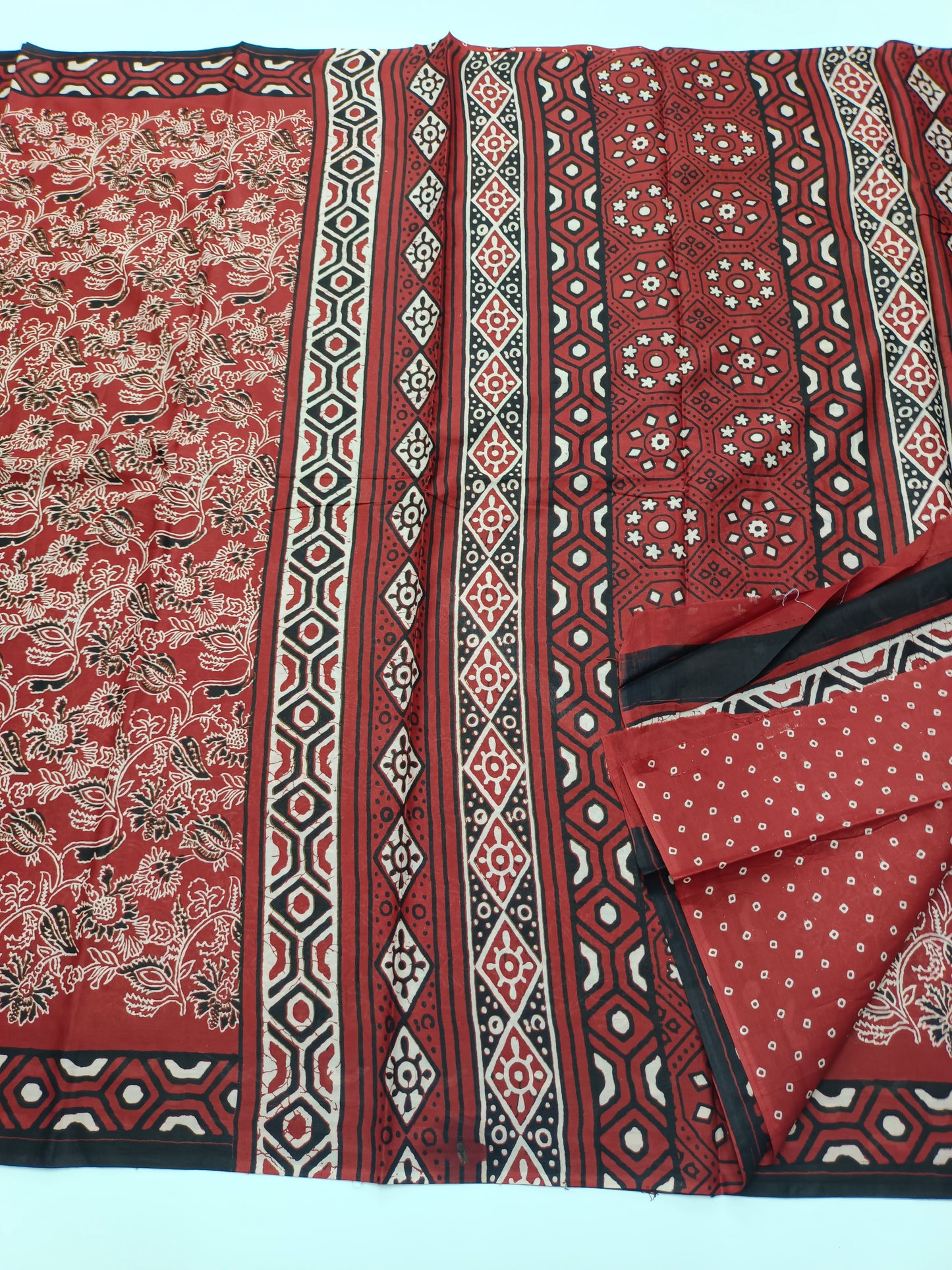 FANCY PRINTED JAIPUR COTTON SAREE