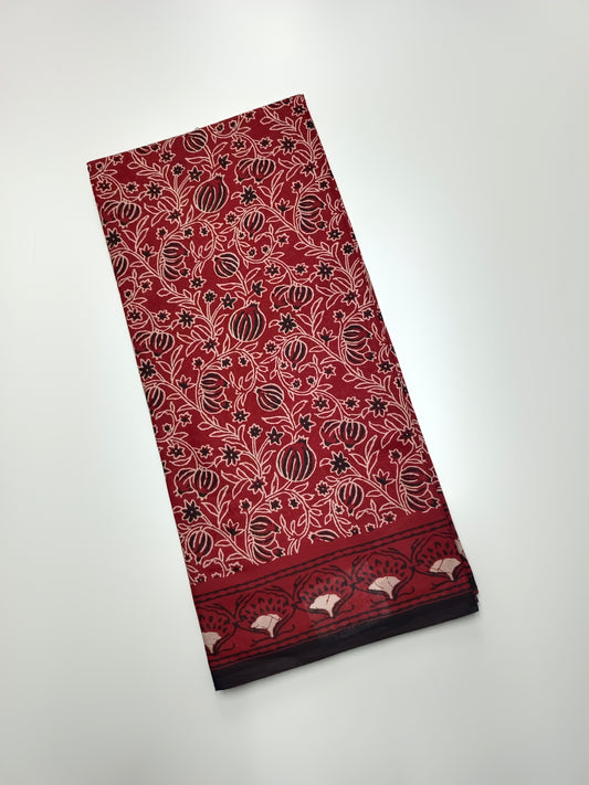 FANCY PRINTED JAIPUR COTTON SAREE