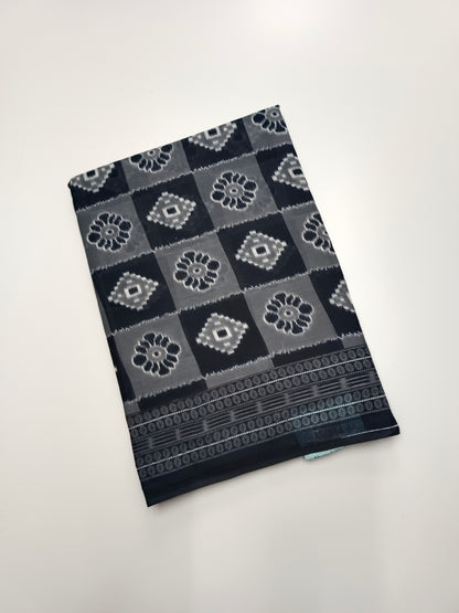 FANCY PRINTED COTTON SAREE
