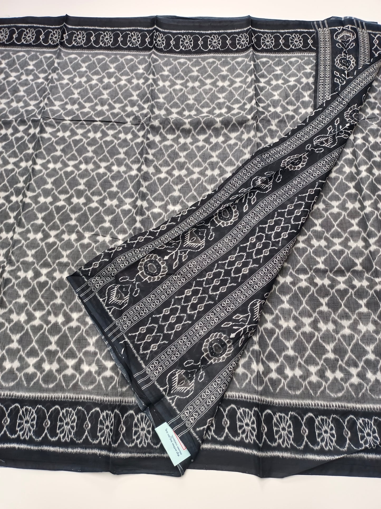 FANCY PRINTED COTTON SAREE