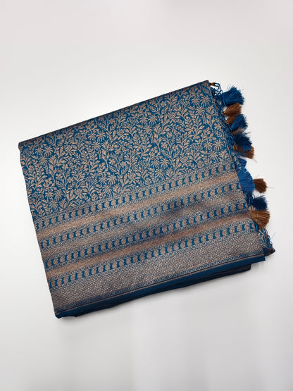 FANCY COPPER WORK SAREE