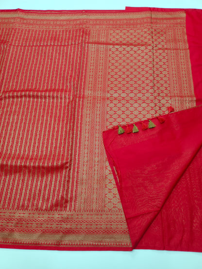 FANCY COPPER WORK SAREE