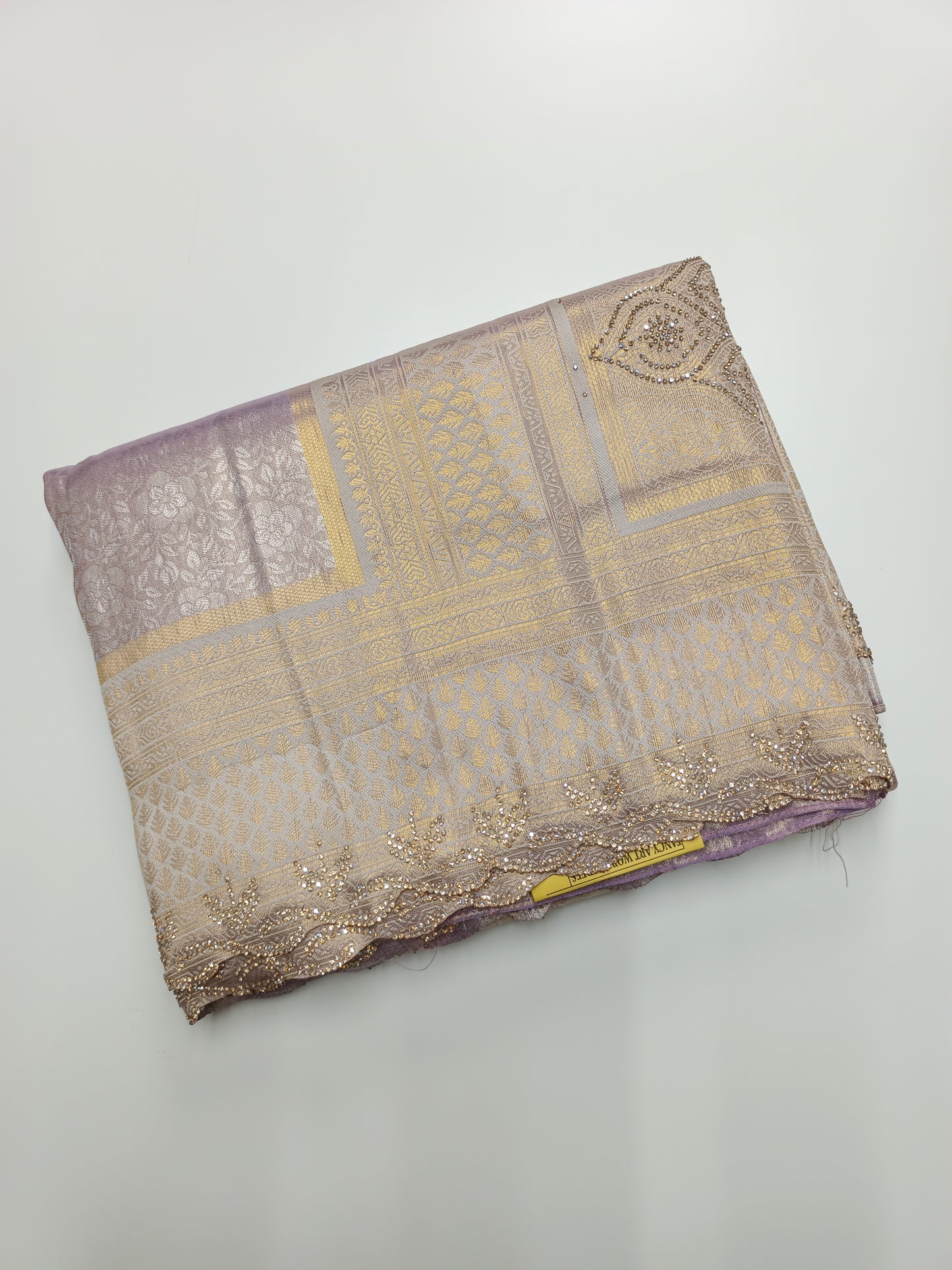 FANCY TISSUE BROCADE SAREE