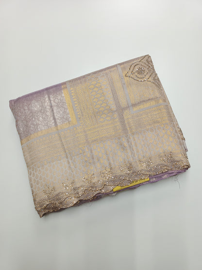 FANCY TISSUE BROCADE SAREE
