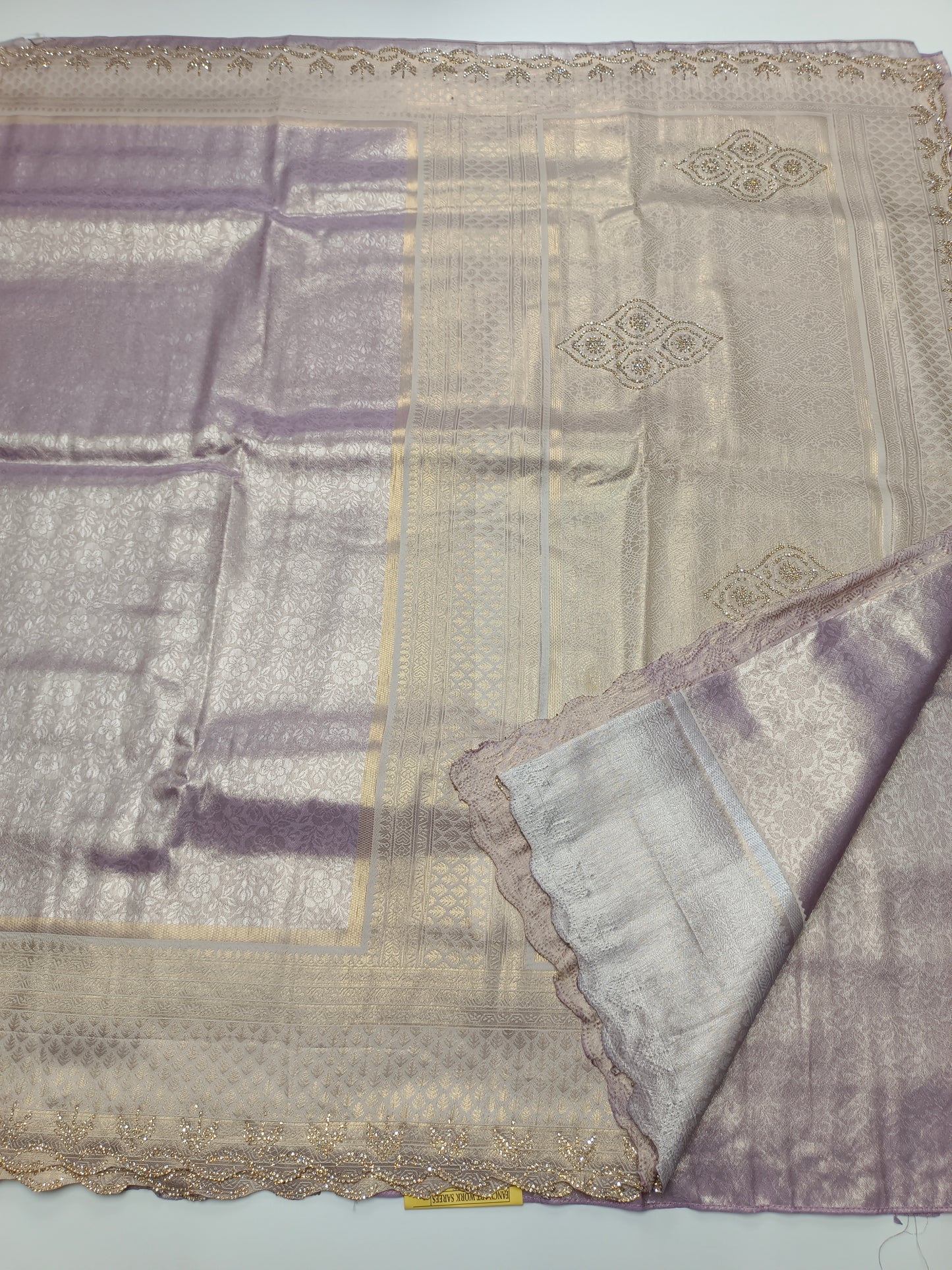 FANCY TISSUE BROCADE SAREE