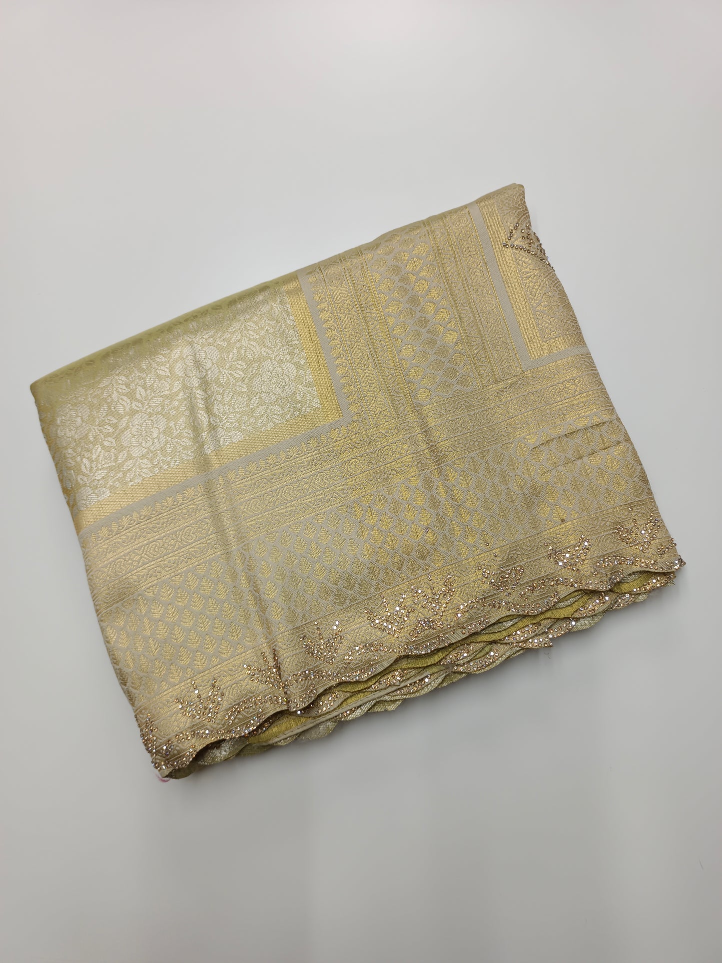 FANCY TISSUE BROCADE SAREE