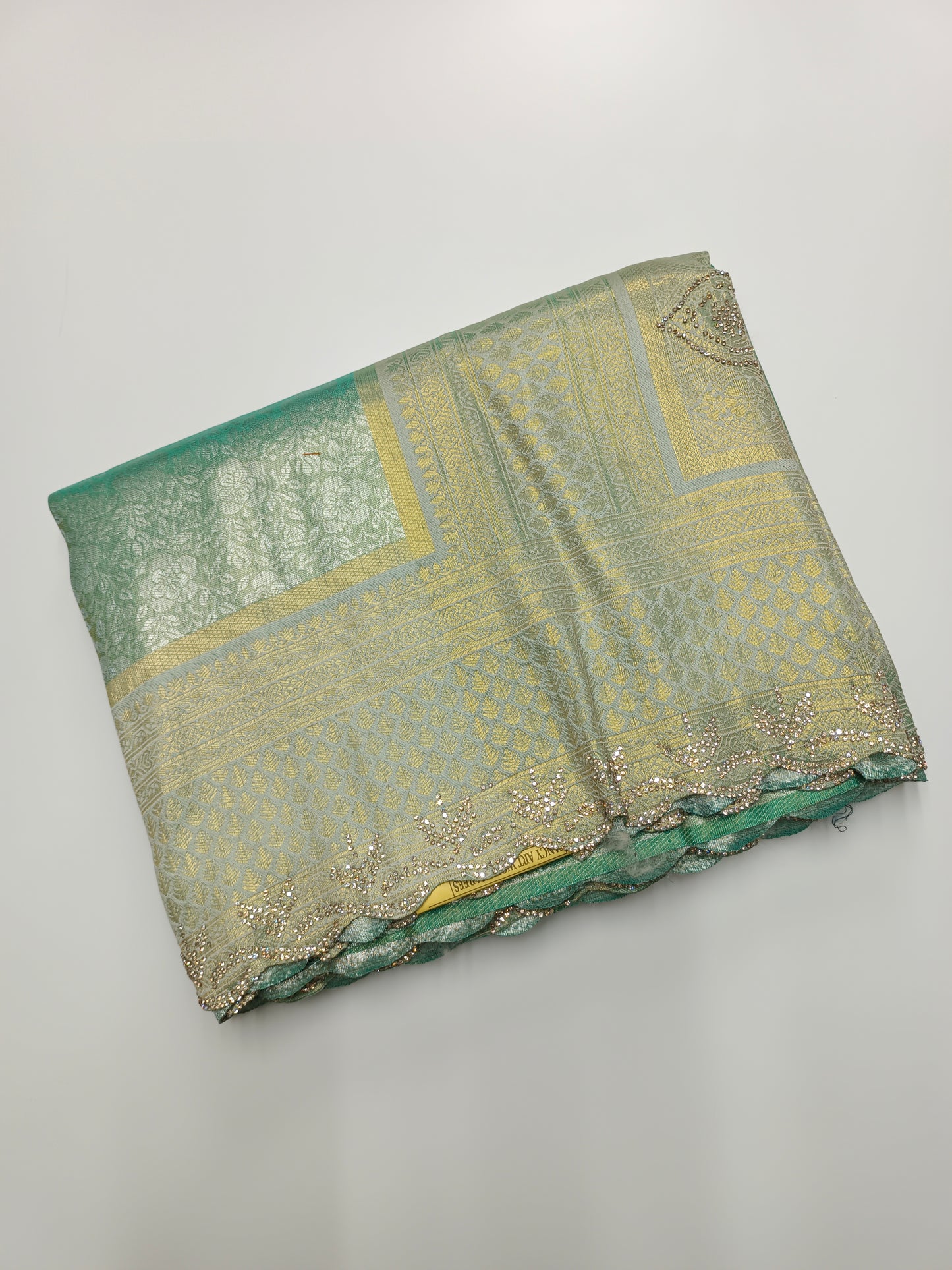 FANCY TISSUE BROCADE SAREE