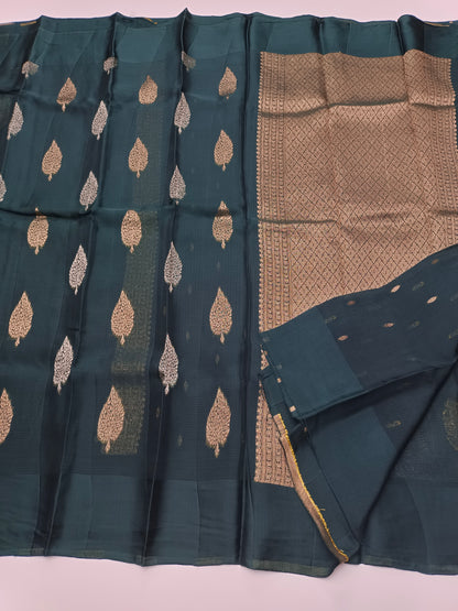 FANCY VISCOSE MANIPUR CORA SILK SAREE