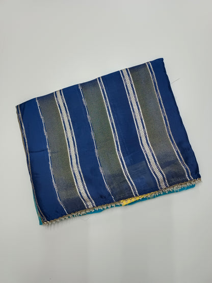 FANCY 2D SEMI CREPE CUTDANA WORK SAREE