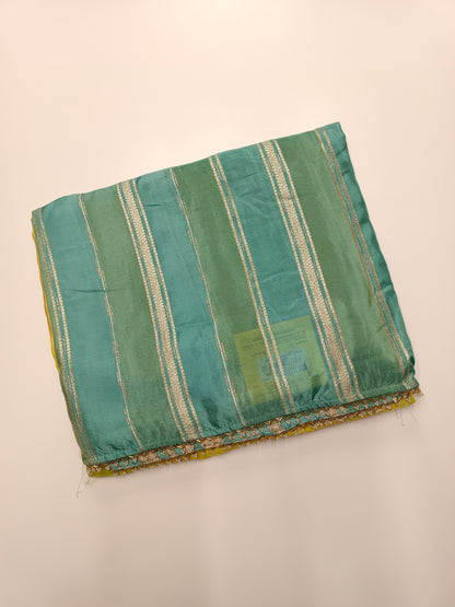 FANCY 2D SEMI CREPE CUTDANA WORK SAREE