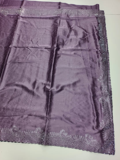 FANCY SATIN WORK SAREE