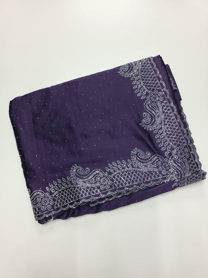 FANCY SATIN WORK SAREE