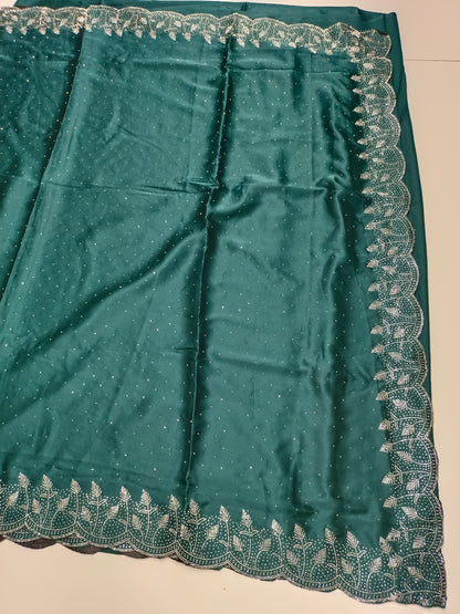 FANCY SATIN WORK SAREE