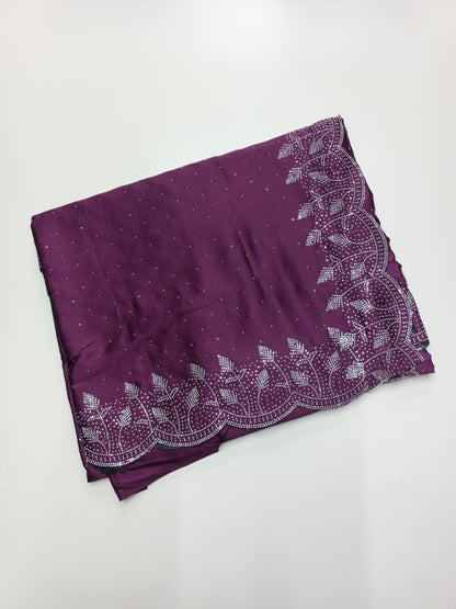 FANCY SATIN WORK SAREE