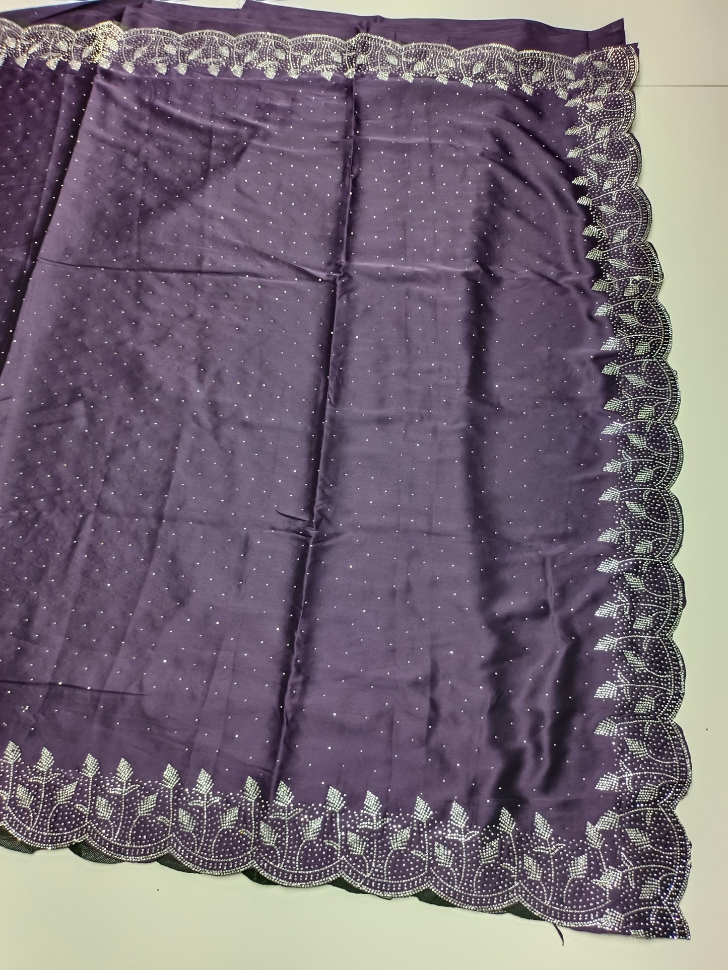 FANCY SATIN WORK SAREE