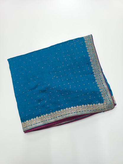 FANCY EMBROIDERY WORK SAREE
