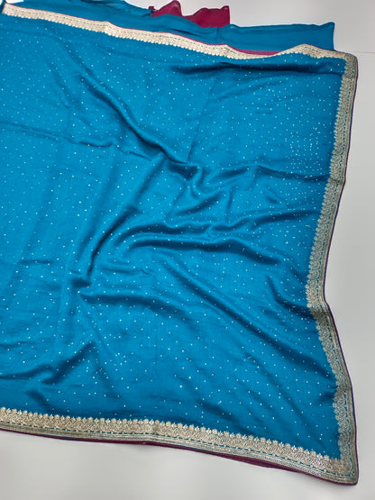 FANCY EMBROIDERY WORK SAREE