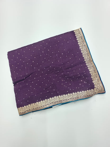 FANCY EMBROIDERY WORK SAREE