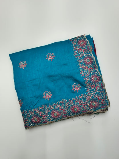 FANCY EMBROIDERY WORK SAREE