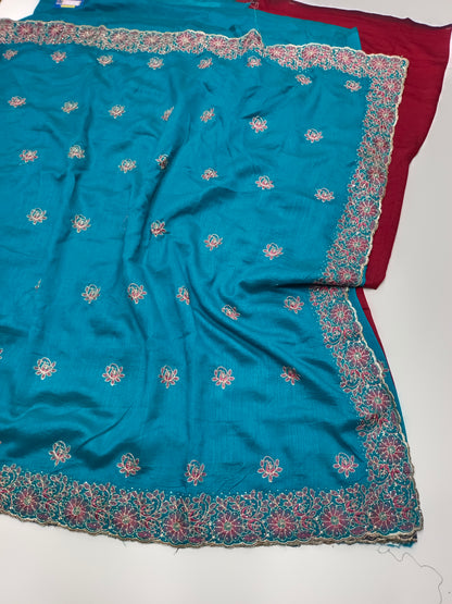 FANCY EMBROIDERY WORK SAREE
