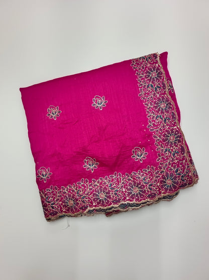 FANCY EMBROIDERY WORK SAREE