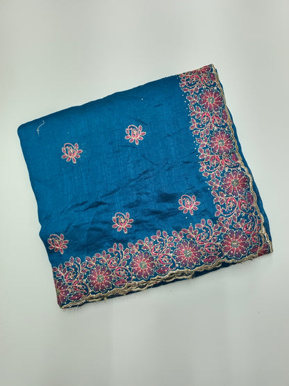 FANCY EMBROIDERY WORK SAREE