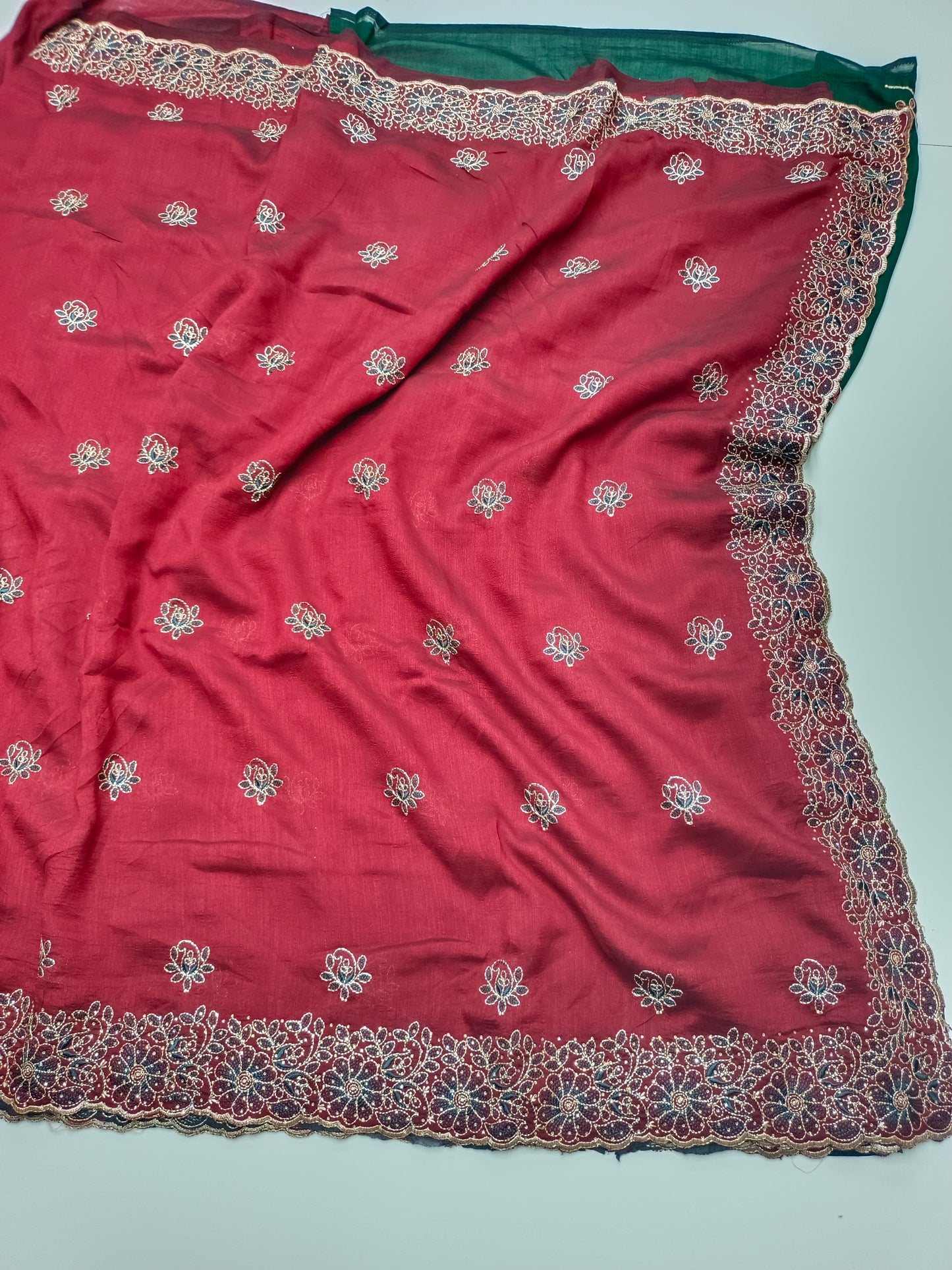 FANCY EMBROIDERY WORK SAREE