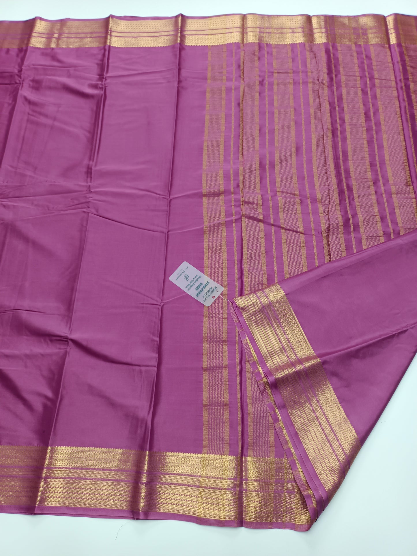 SEMI CREPE SILK SAREE (STAIN PROOF)