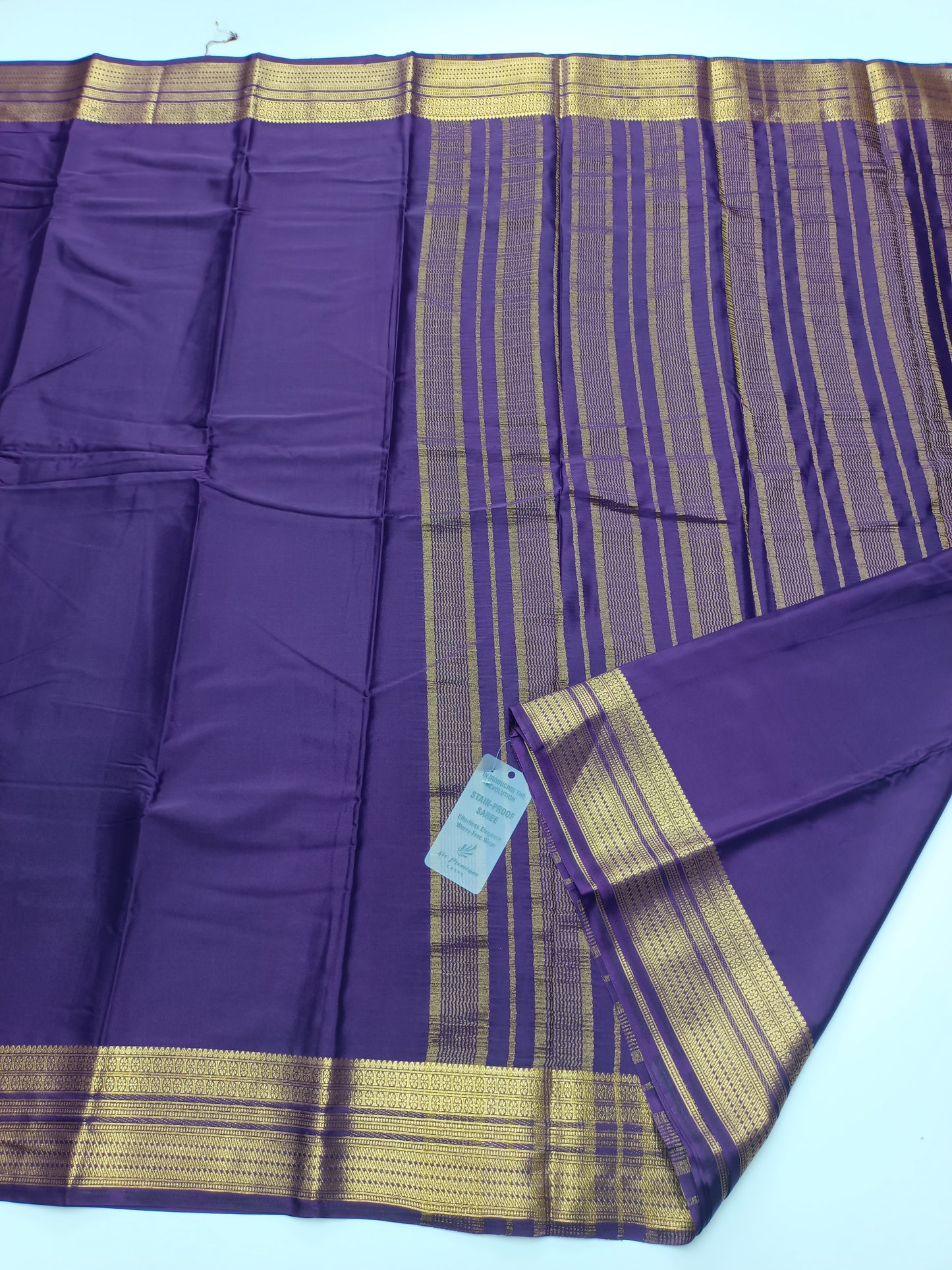 SEMI CREPE SILK SAREE (STAIN PROOF)