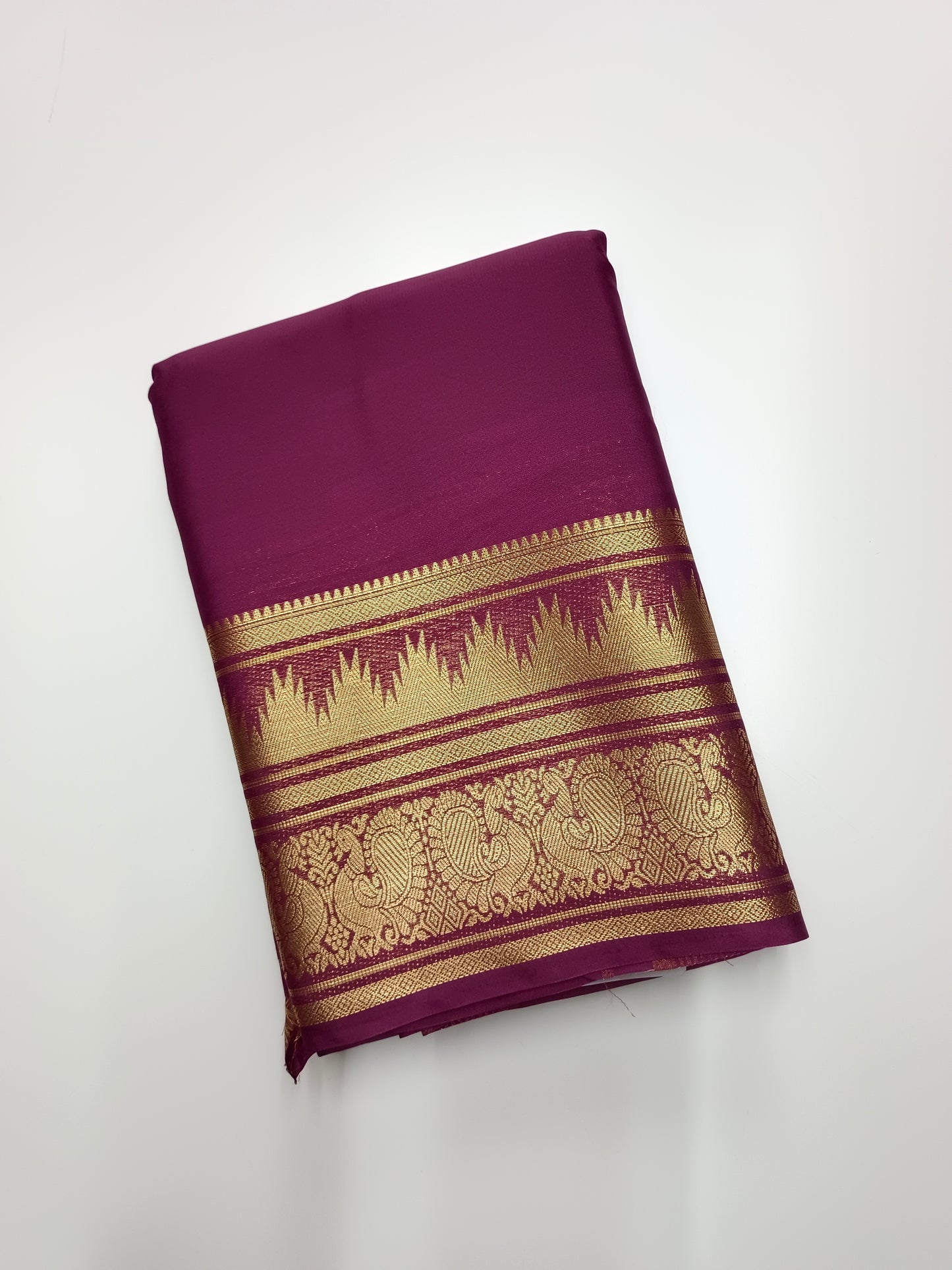 SEMI CREPE SILK SAREE (STAIN PROOF)