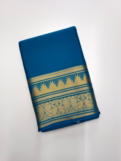 SEMI CREPE SILK SAREE (STAIN PROOF)