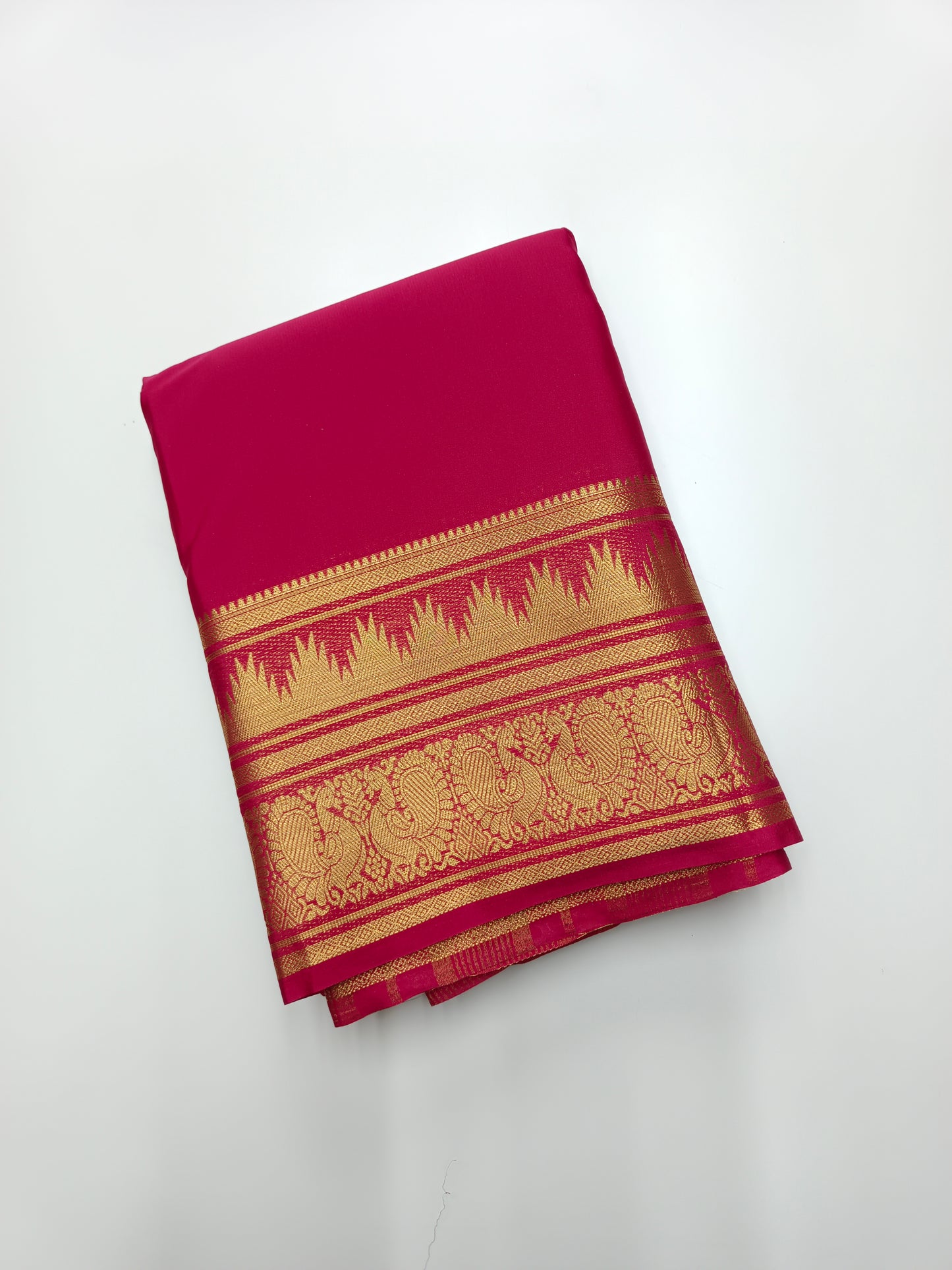 SEMI CREPE SILK SAREE (STAIN PROOF)