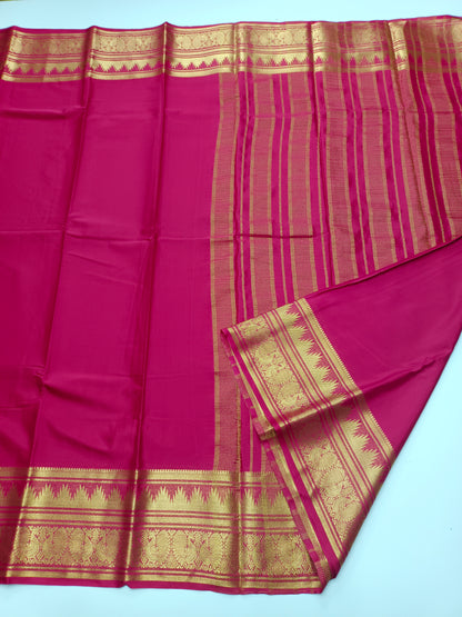 SEMI CREPE SILK SAREE (STAIN PROOF)