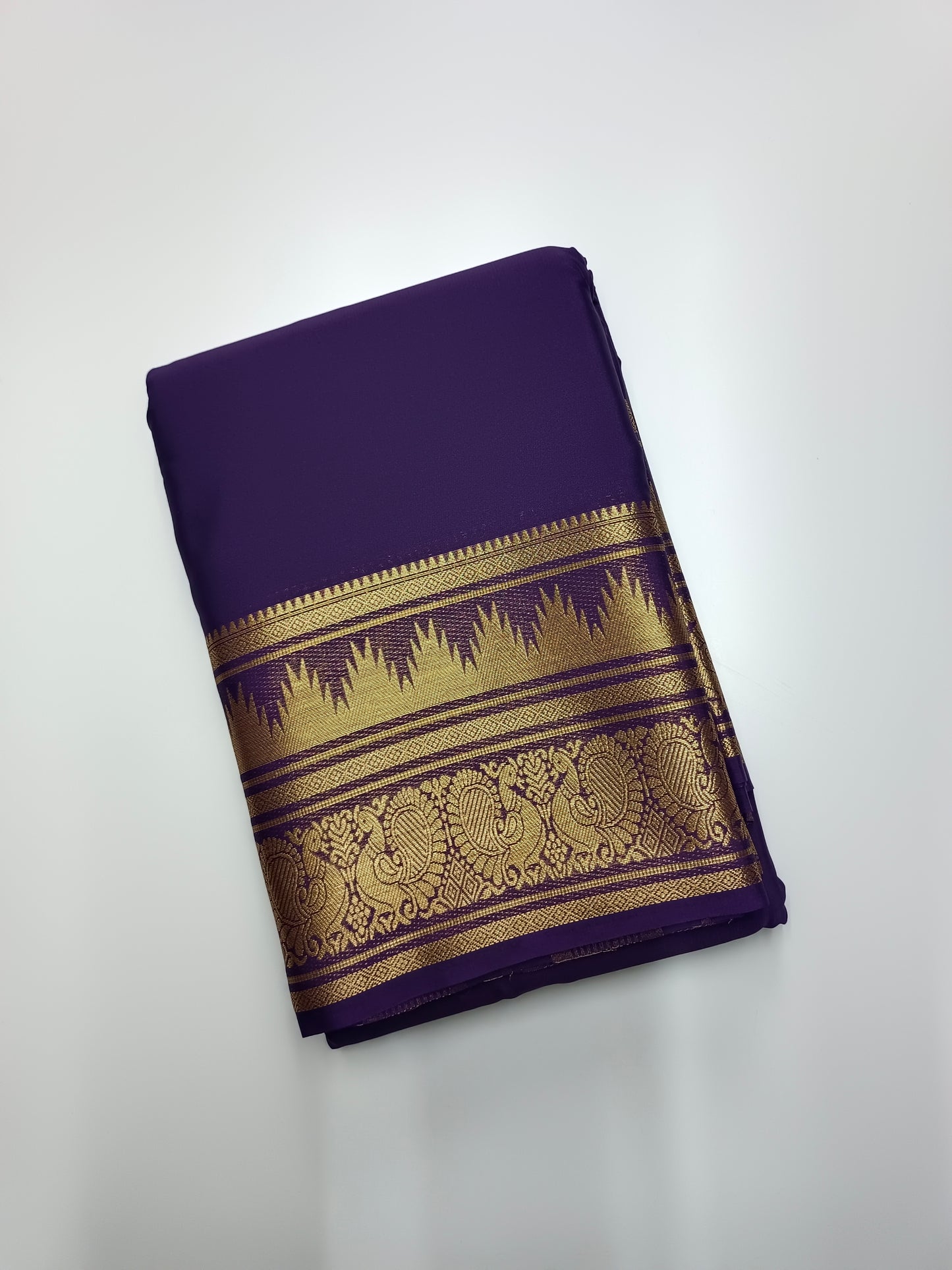 SEMI CREPE SILK SAREE (STAIN PROOF)