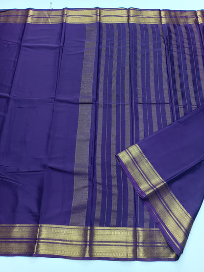 SEMI CREPE SILK SAREE (STAIN PROOF)